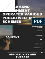 Uttrakhand Government Operated Various Public Welfare Schemes