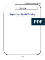 Aspects of Spatial Scaling: Upscaling