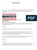 Manifesto Humanidades Digitais