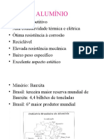 Custo competitivo do alumínio: propriedades, produção e reciclagem