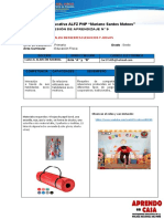 Sesion de Aprendizaje #9 6xto Grado