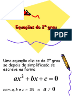 Equações do 2o grau
