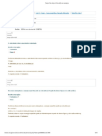 Revisão da tentativa de teste pós-aula sobre canais