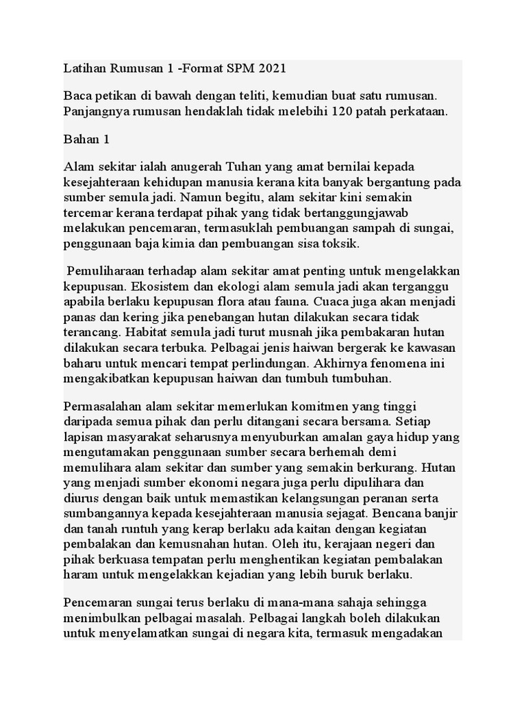 Latihan Rumusan 1 Pdf