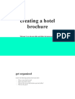 DEYDENI ORTEGA LOZANO - creating a hotel brochure