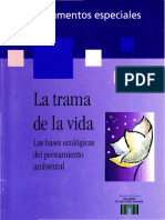 1 La Trama de La Vida. Las Bases Ecológicas Del Pensamiento Ambiental