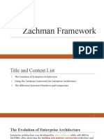 Zachman Framework