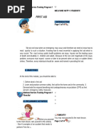 First Aid Objectives and Principles Guide | PDF | First Aid | Emergency