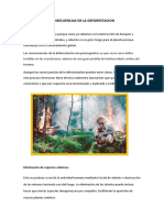 Consecuencias de La Deforestacion y Mas