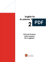 English For Academic Purposes: Akhmad Nurjana Astrid Sugiana Rini Anggraini