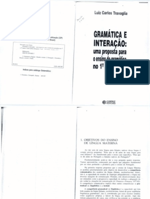 Gramática e Texto. Interações e aplicação ao ensino by Gramática