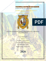 Plan de Acondicionamiento Territorial de La Provincia de Quispicanchi