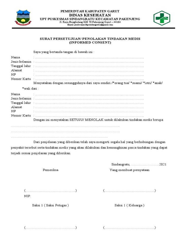 Form Inform Consent Pdf