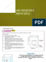 2.5 Archimedes Principle