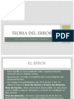 Teoria Del Error