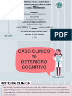 Caso Clinico #5 Deterioro Cognitivo