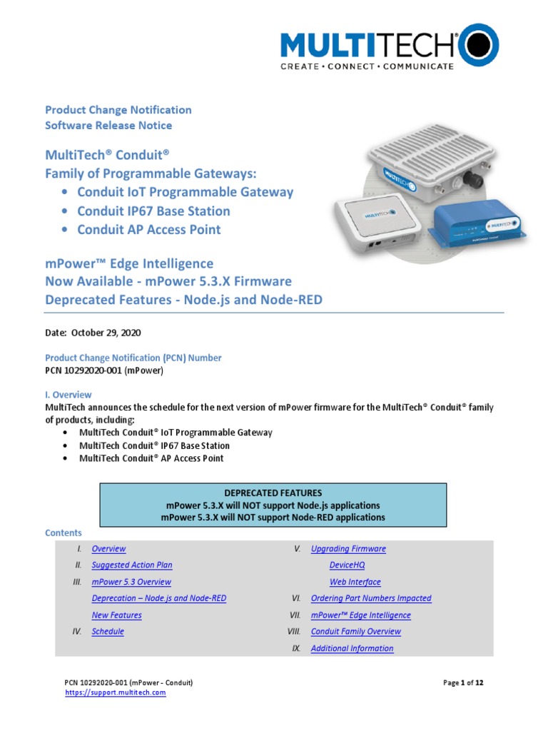 Conduit-Release-Notes - 5 3 0 | PDF | Transport Layer Security | Internet  Of Things
