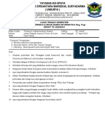 Soal Ujian Tengah Semester Testing & Implementasi Sistem