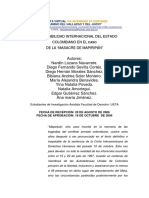 CONTROL DE CONVENCIONALIDAD Responsabilidad Internacional