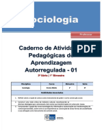 PDF Apostila Sociologia 3 Ano 1 Bimestre Professor DD