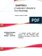 Using The Customers' Lifecycle To Your Advantage: Laurence C. Espino, LPT, MBA