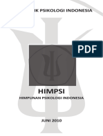 Kode Etik HIMPSI Terbaru Paling Update 2021