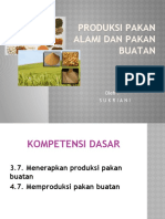 3.7. Menerapkan Produksi Pakan Buatan