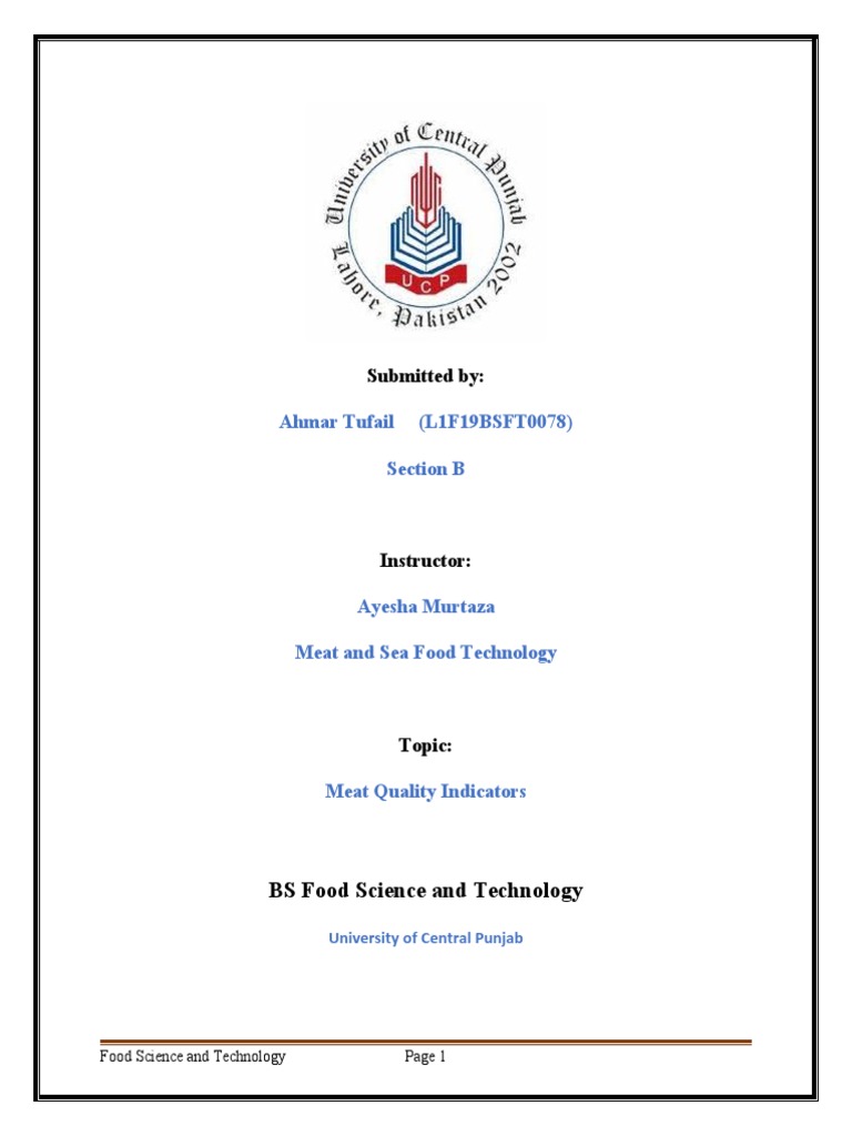 Meat Quality Indicators Download Free PDF Meat Bacteriophage
