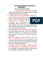 Formulario de Apalancamiento Operativo y Financiero