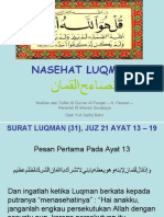 Nasehat Luqman