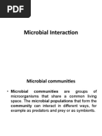 Microbial Interactions