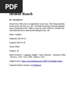 Hedone Ranch | PDF | Hand | Dream