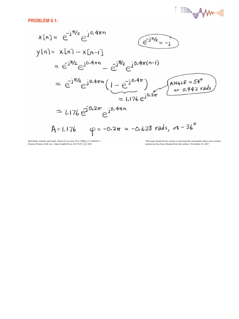 Signal Processing Exercises | PDF | Telecommunications Engineering ...