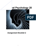 PP20 AB2 Introduction To Personal Psychology II (Online)