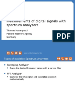 Measurements Digital Signals With Spectrum Analyzers