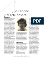Giuseppe Penone y El Arte Povera