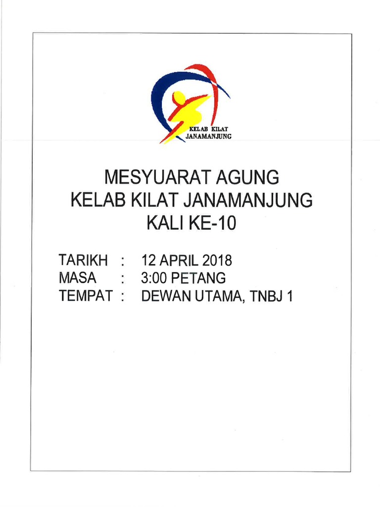 Buku Laporan Agm KKJ Ke-10 (Part 1) | PDF, image size:768x1024