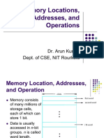 Chapter 6 - Memory Locations, Addresses, and Operations