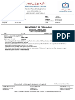 Department of Pathology: Molecular Biology