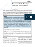 Evaluating The X Chromosome-Specific Diversity of Colombian Populations Using Insertion/Deletion Polymorphisms