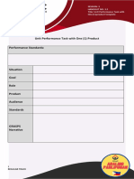 S3 - APREG - Handout3.2 - Template For Unit Performance Task With 1 Product