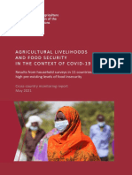 Agricultural Livelihoods and Food Security in The Context of Covid-19