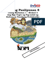 AP8 q1 Mod3 Ang Mga-Yugto NG Pag-Unlad NG Kultura Sa Panahong Prehistoriko v3