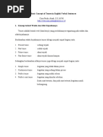 The Basic Concept of Tenses in English Verbal Sentences