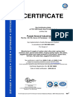 ISO 9001 Certification for Steel Manufacturing