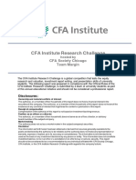 CFA Research Challenge Write-Up