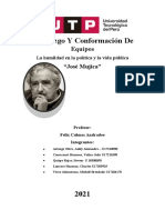 Trabajo de Liderazgo y Conformación de Equipos