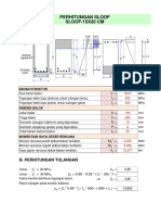 Perhitungan Sloof SLOOF-15X20 CM: A. Data Balok Lantai
