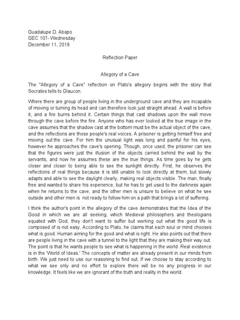 Reflection Paper (Ethics) PDF Metaphysics Epistemology