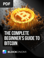 The Complete Beginner's Guide To Bitcoin: Edition 1.0